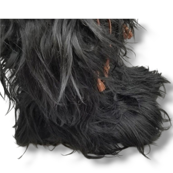 GUCCI Yeti Siberian Goat Hair Black Fur Vintage winter boots with COA - Picture 5 of 16